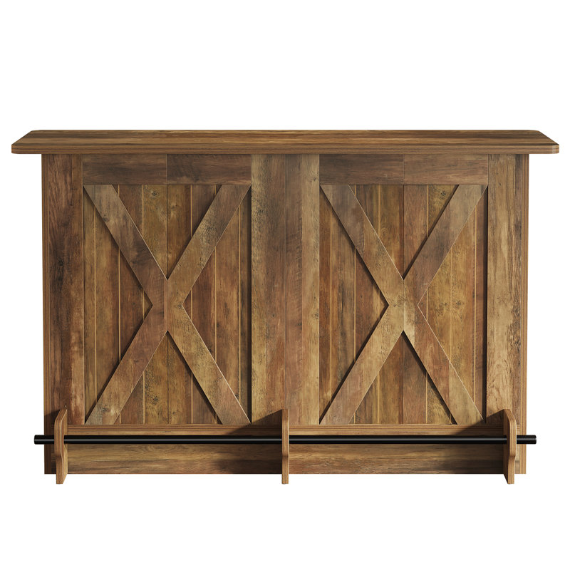 160cm Bar Cabinet, Brown