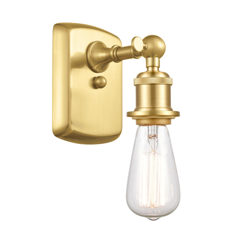 Briele Armed Sconce, Satin Gold