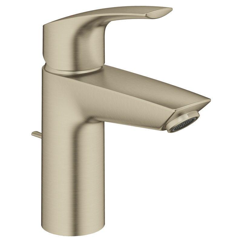 Eurosmart® Single Hole Bathroom Faucet, Brushed Nickel