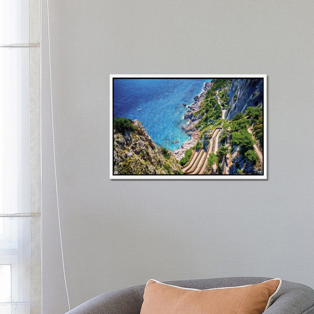 Via Krupp, Capri von Susanne Kremer - Gallery-Wrapped Canvas Giclée on Canvas