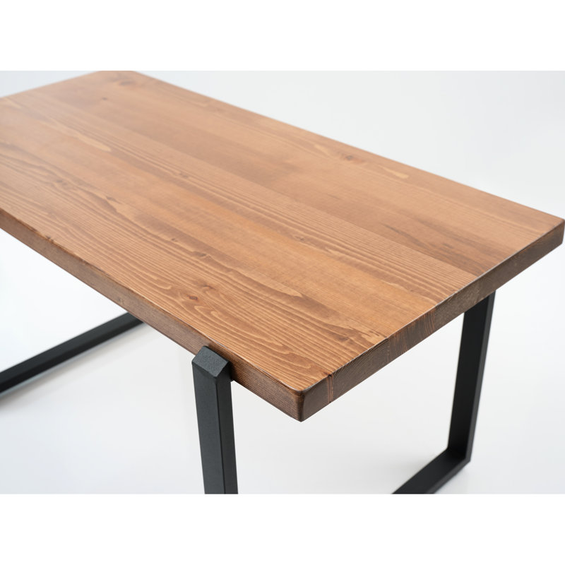 Table basse en bois massif noyer rustique 39 po x 21 pi 39,5 po Améliore le style familial