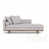 Chaise longue à accoudoir gauche