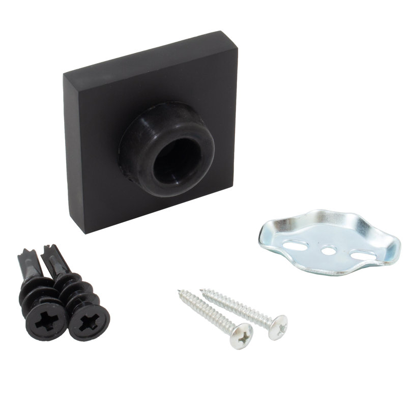 Steel Wall Bumper, Matte Black