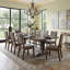 Upholstered Dining Chair with Wooden Frame in Solid Wood Finish