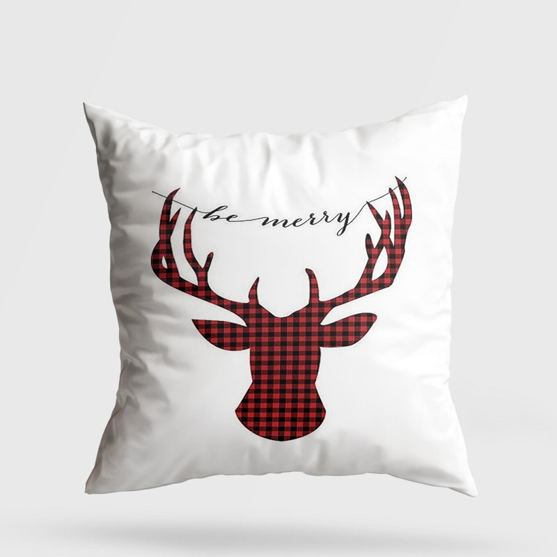 Coussin lavable de qualité supérieure, 17,0 x 17,0 pouces, 50% coton / 50% polyester, rembourrage en silicone, fermeture à glissière dissimulée | Doux, confortable et repassable | Parfait pour la décoration intérieure, le salon et la chambre à cou