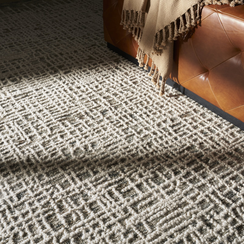 Maroun Abstract Wool Hand Woven Area Rug, Rectangle 236 x 297cm