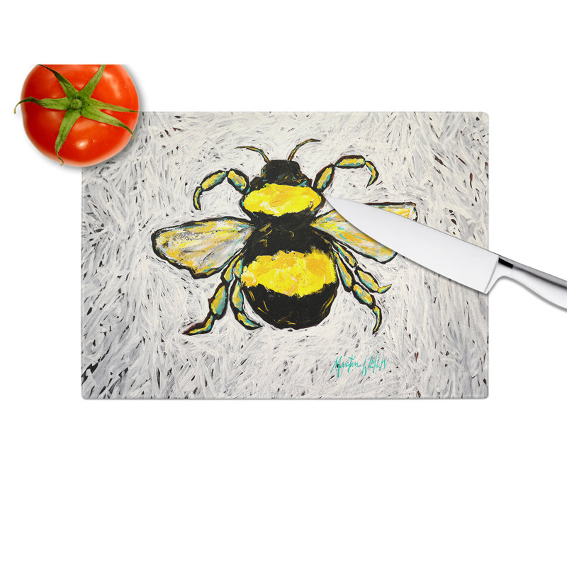 Buzzbee Bumblebee Glass Cutting Board