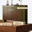 Rangement pour chaussures en bois manufacturé brun noisette
