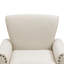 Upholstered Linen Armchair-1291803046