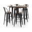 Ohlone Counter Stool with Metal Frame