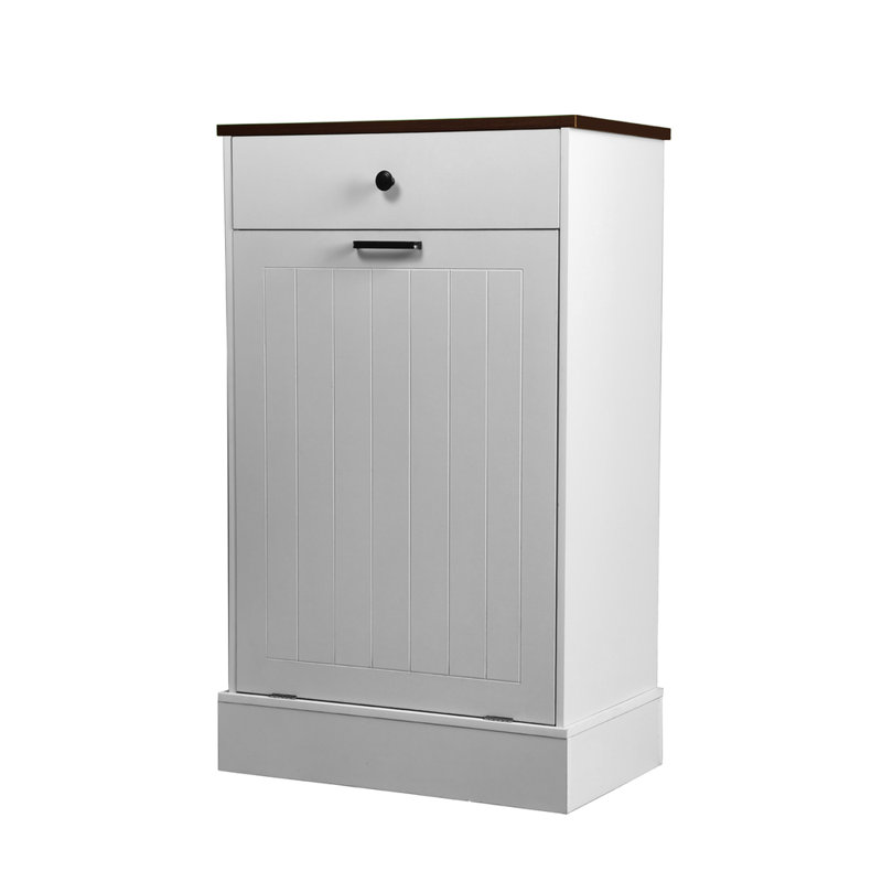 Armoire à poubelle basculante White Farmhouse