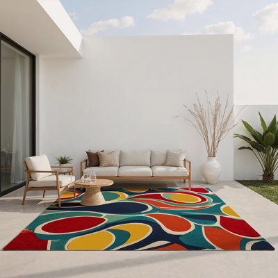 Tapis intérieur et extérieur Witty Loop