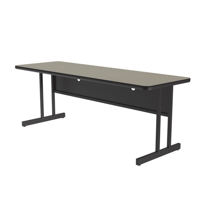 Steel Computer Desk, 26" H x 72" W x 24" D, Savannah Sand