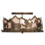 Running Horses 4 - Light Semi Flush Mount