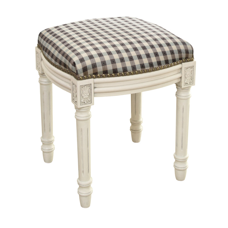 Brooten Solid Wood Accent Stool
