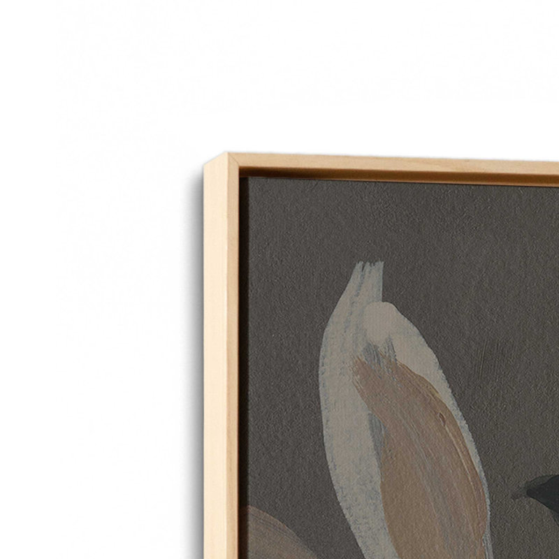 «Midnight Petal Dance», ensemble de 2 impressions sur toile, Érable américain, Impression encadrée sans passe-partout