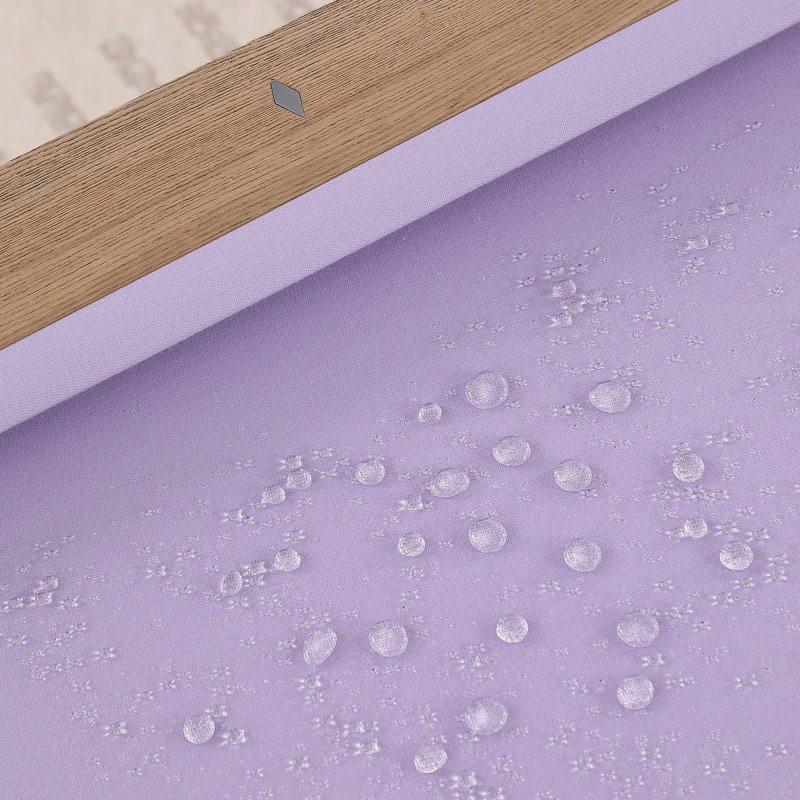 Table de billard en ardoise avec plateau de salle à manger Olivia, 7 pi, Frêne Rétro, Eau mauve clair