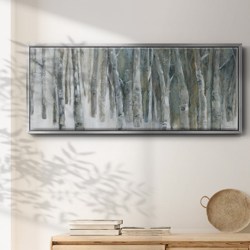 Banff Birch Grove- Framed Canvas
