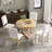 Extendable Wood Dining Table Sets(must Include Both Table And Chair)