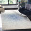 Tapis à motifs abstraits bleu royale et ivoire Faustina-1563713764