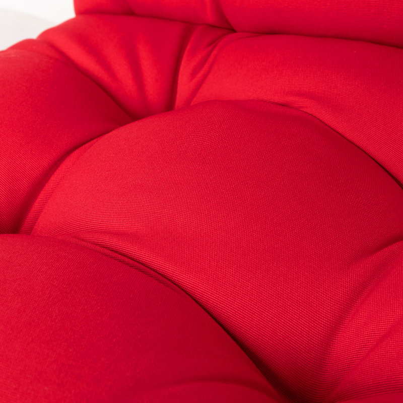 Red Polyester Outdoor Chair Cushions Set of 4