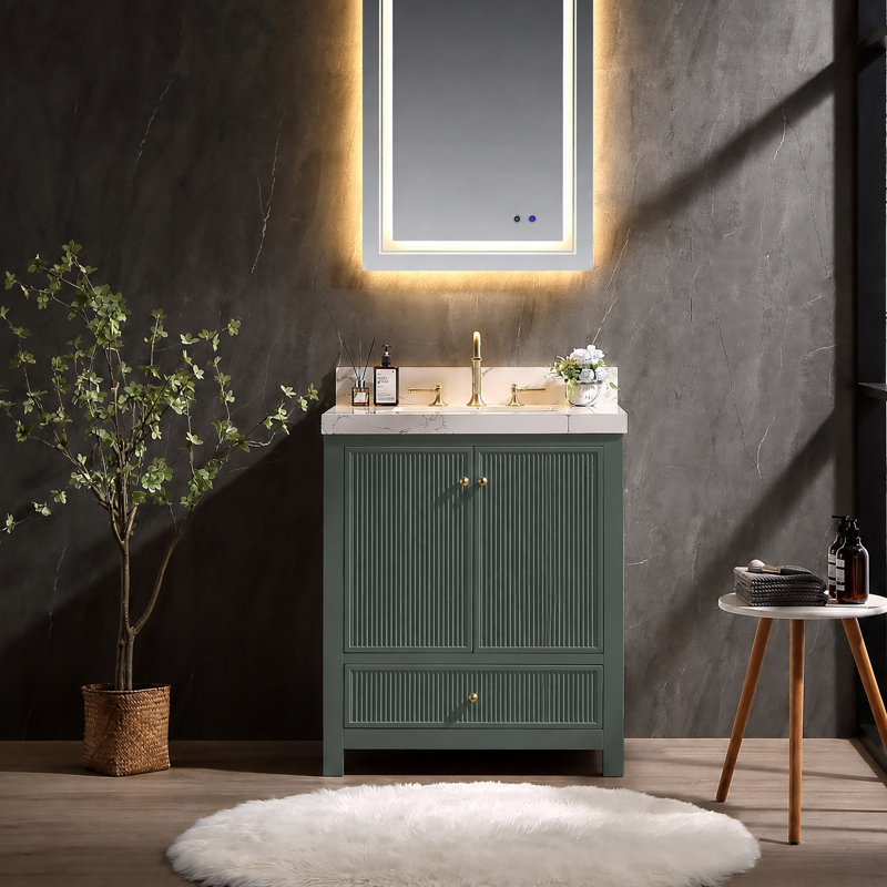 Meuble-lavabo Corena, Designer vert