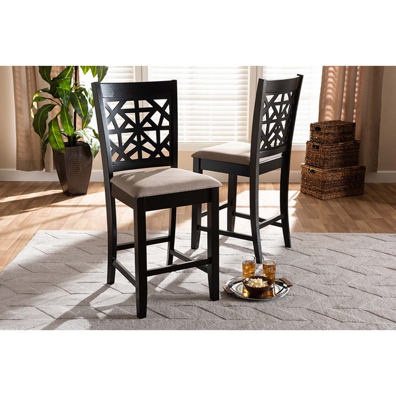 Tabouret de comptoir 25 po Bloomingdale, Polyester beige