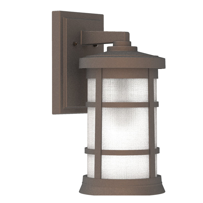Composite Lanterns Wall Light, Bronze, 15" H x 7" W x 9" D