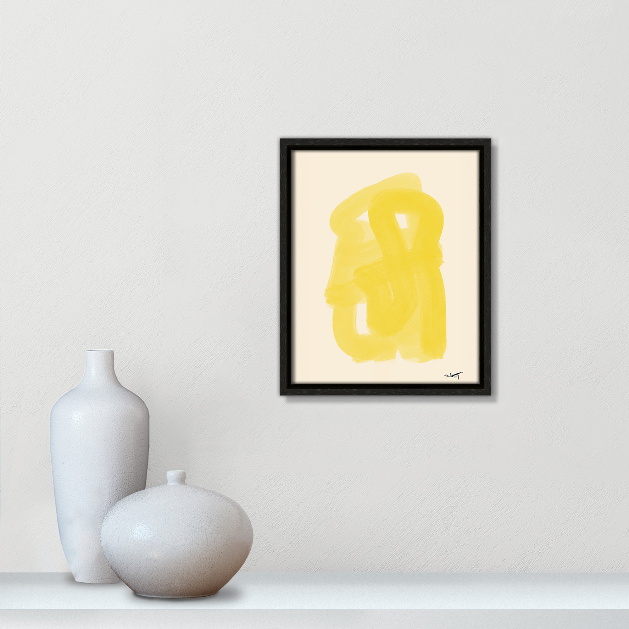 Matin Dete Print by N.Atelier, 11.5" H x 9.5" W, Espresso