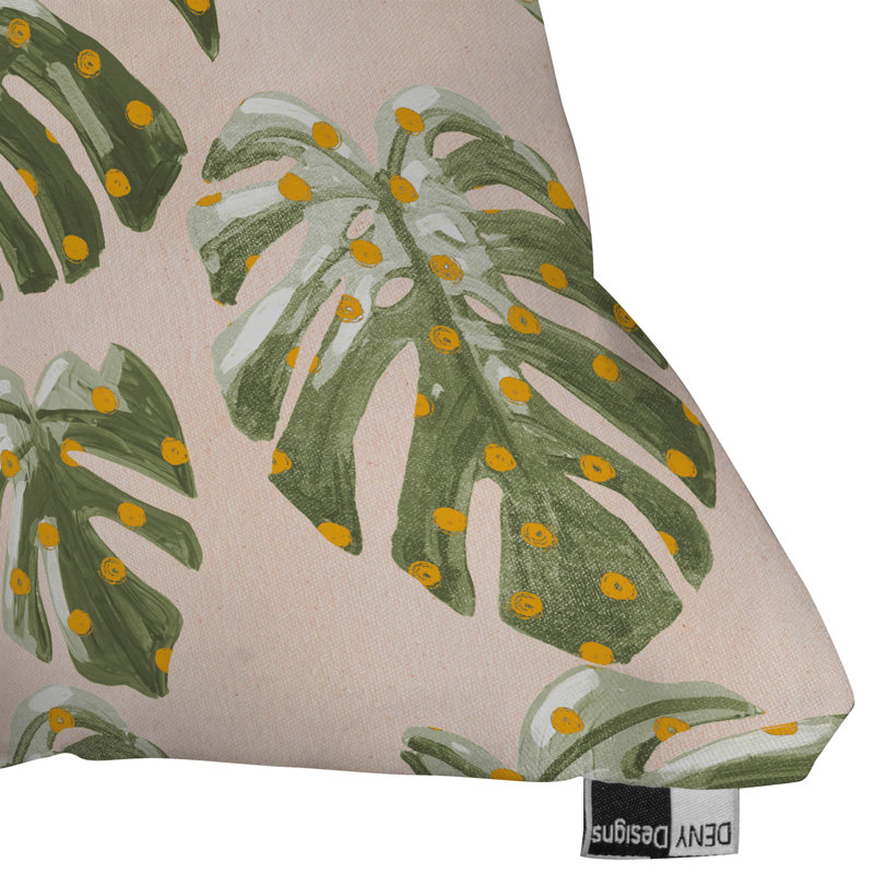 Palm Oasis Indoor/Outdoor Throw Pillow, 18" x 18"