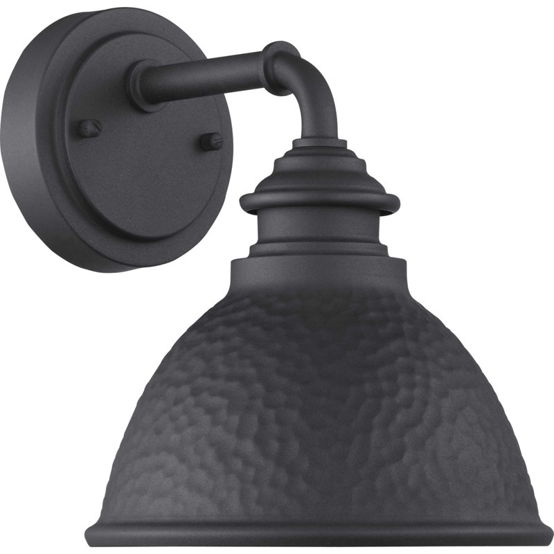 Minnewaukan Wall Light, Black, 10.38" H x 12" W x 13.75" D