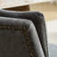 Chaises de salle à manger rembourrées à double couche en chenille rembourrées de 2, dossier moyen et pieds stables en bois massif incurvé pour un espace confortable - Gris 2 chaises d'appoint à double couche, revêtement avec