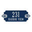 Sofia 2-Line Personalized Wall Address Plaque-1101530904-1101530881