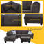 Canapé modulaire en tissu 3 pièces Fluffy-683660412-683660415