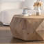Table basse American Retro - 38,58 po avec motif en relief et charme rétro