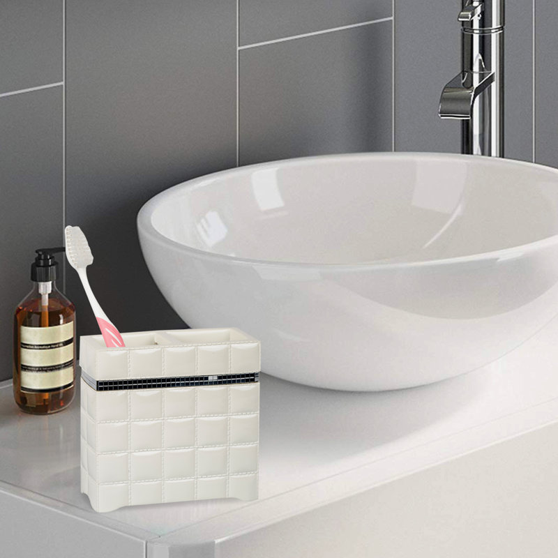 Porte-brosse à dents Berna, Blanc