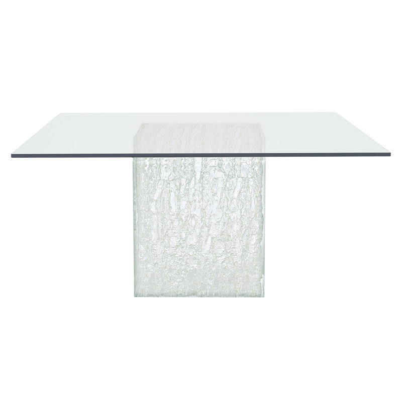 Arctic Square Glass Dining Table