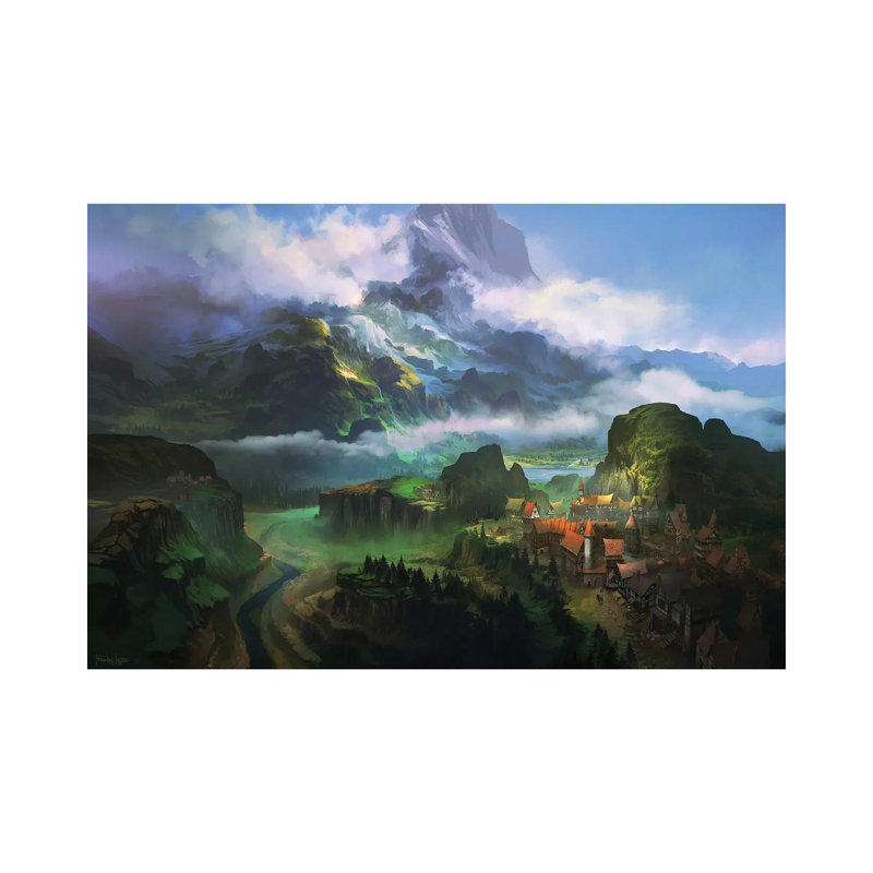 Uskina Küla par Ferdinand Ladera - Photographie sur toile tendue, H 18 po x l 26 po x P 1,5 po