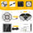 Solar Shed Light Indoor Outdoor with Motion Sensor and Remote Control