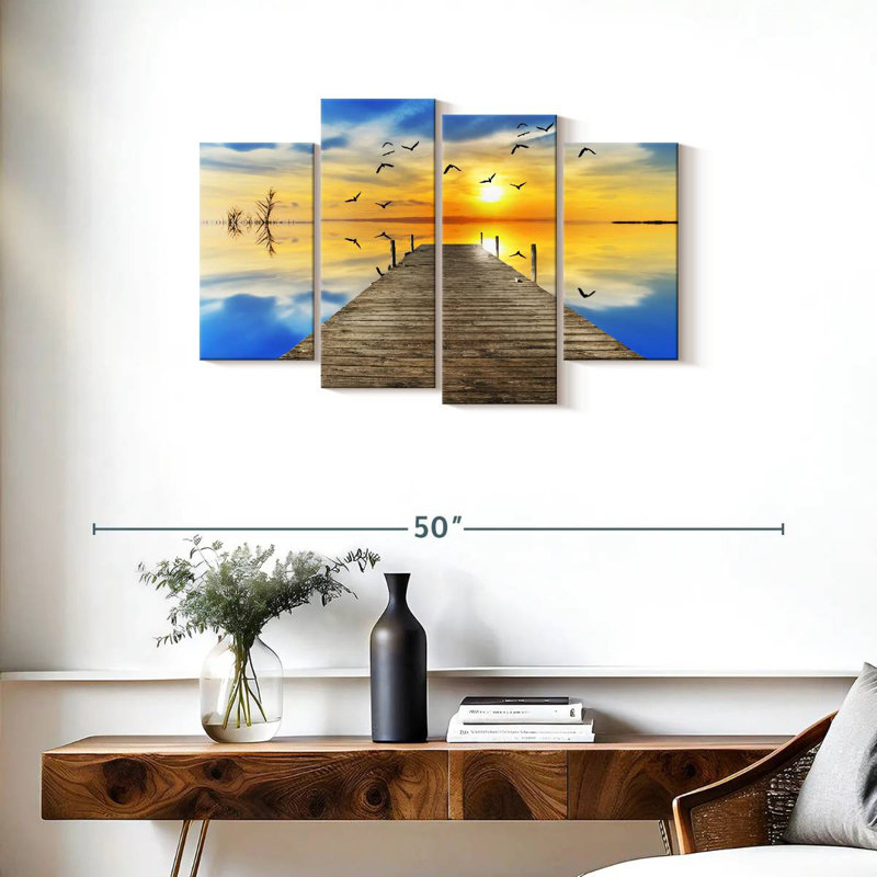 Sunrise pier Aletra, H 22 po x l 36 po