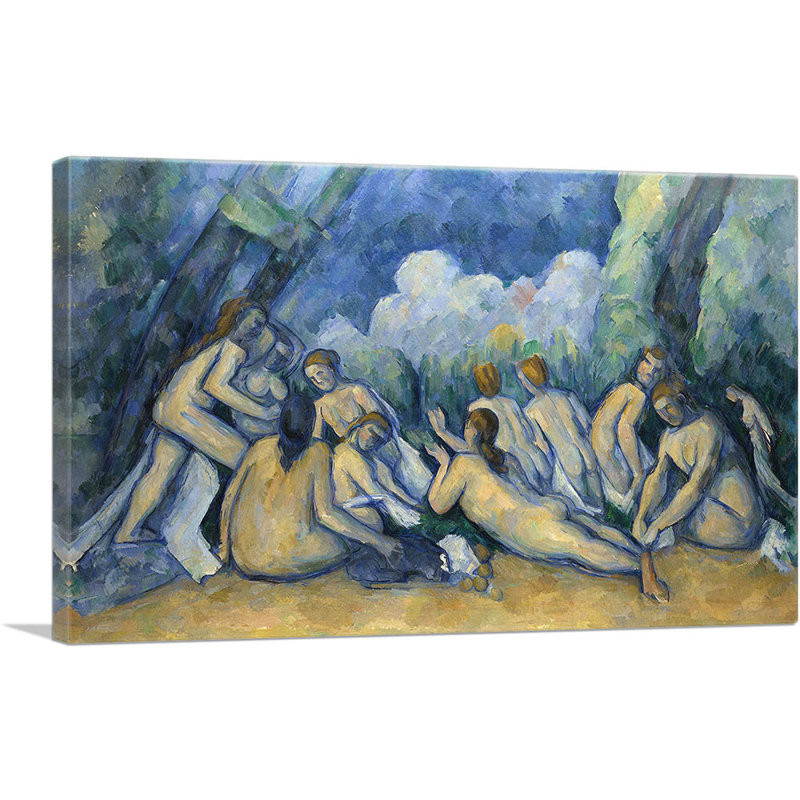 Baigneurs - 1905 - impression, H 26 po x l 40 po x P 1,5 po