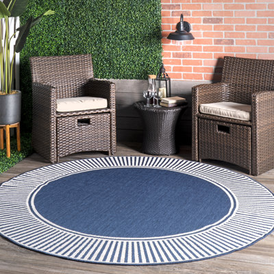 Alegre Bordered Indoor/Outdoor Rug