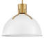 Luminaire suspendu en dôme à 1 lumière Clendon-38031696-74008649-74008652