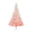 HOMCOM 6Ft Unlit Spruce Artificial Christmas Tree With Realistic Branches And 800 Tips, Pink