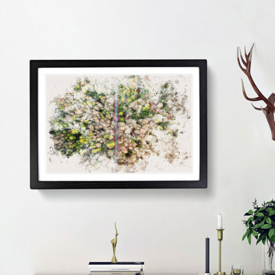 Separating the Forest - Picture Frame Painting Print