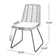 DEJA CHAIR, 2PCS avec 2 coussins