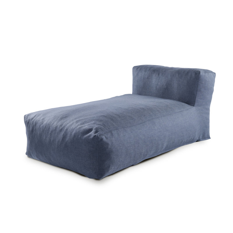  Patio Chaise Lounge, Denim Blue