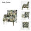 Fauteuil rembourré à imprimé floral l 28,7 po Antoan-70975135