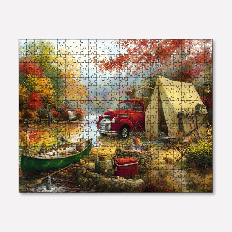 1000-Piece Jigsaw Puzzle, 26.8 x 18.9 inches | High-Quality 100% Cardboard, Vibrant Design | Perfect for Family Fun, Stress Relief & Educational Play | Gift for Adults & Kids | Box Size: 13.2 x 9.1 x 2.0 inches