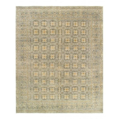 Oriental Area Rug in Gray